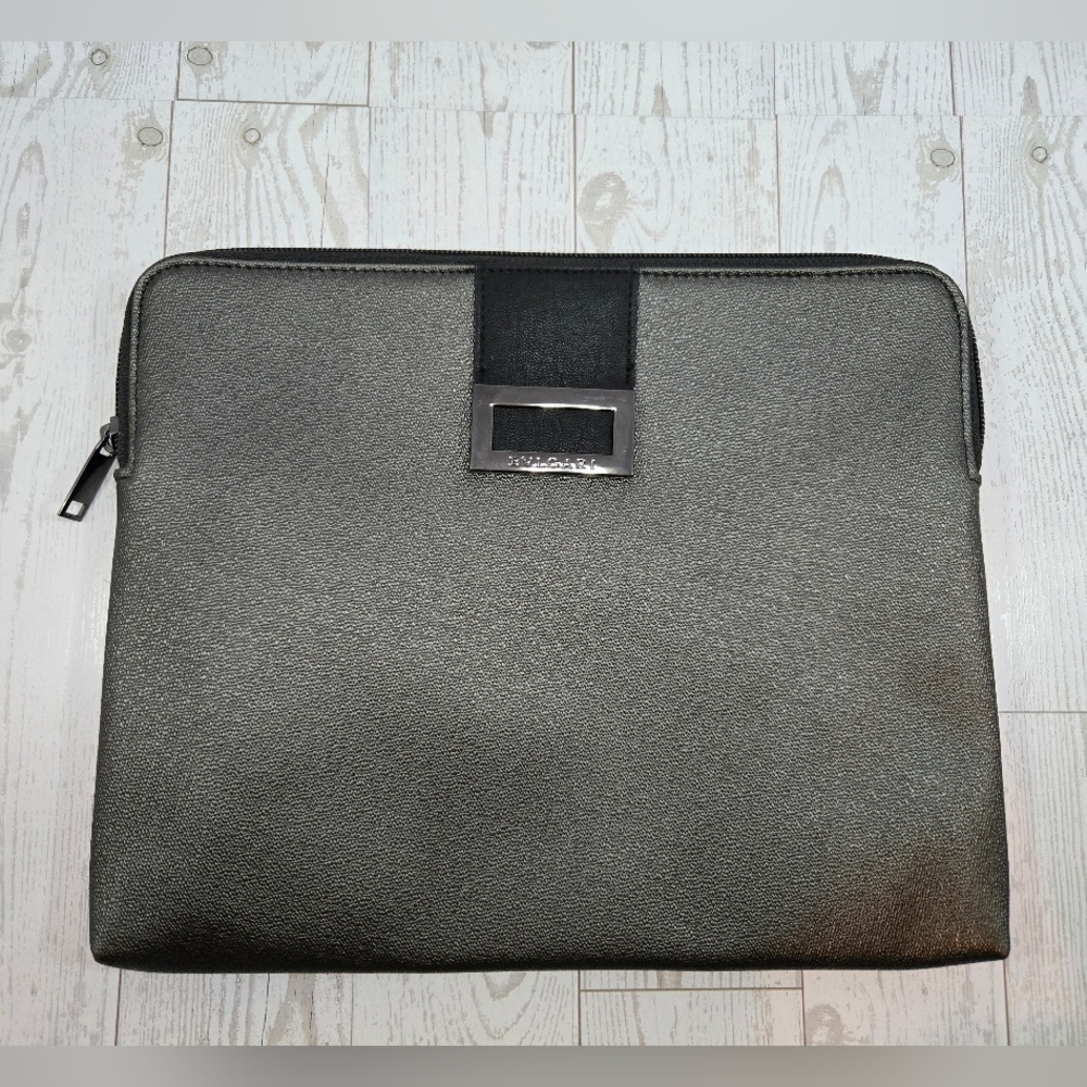 Bvlgari Parfum Quiet Luxury Cosmetic Makeup Toiletry Travel Bag Ipad Tablet Case
